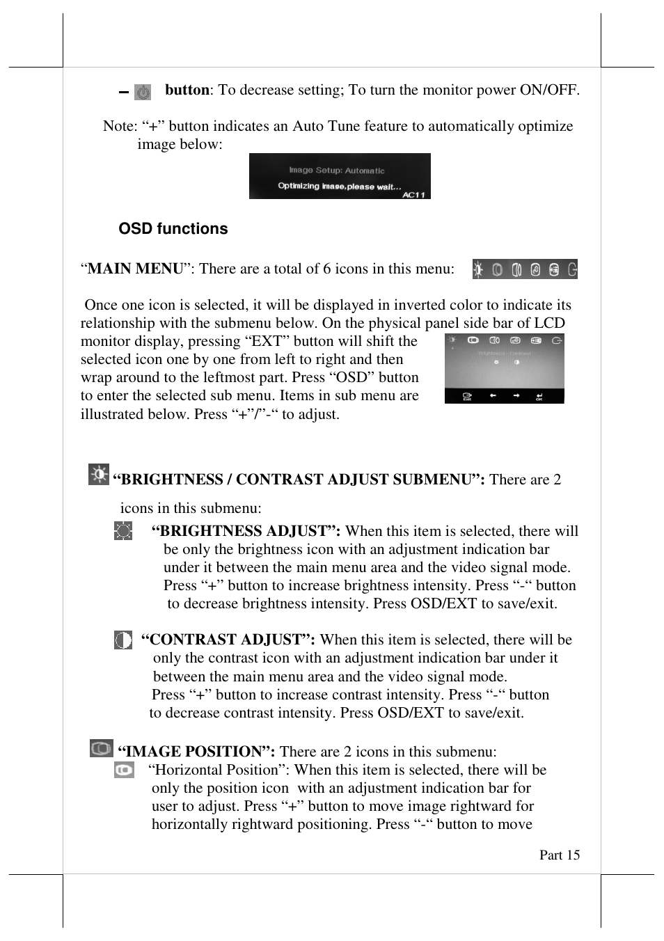 Posiflex LM-3010F User Manual | Page 15 / 20