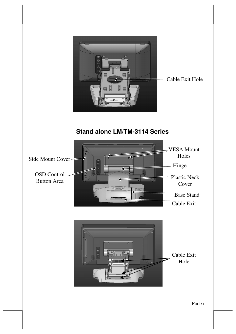 Posiflex LM-3010F User Manual | Page 6 / 20