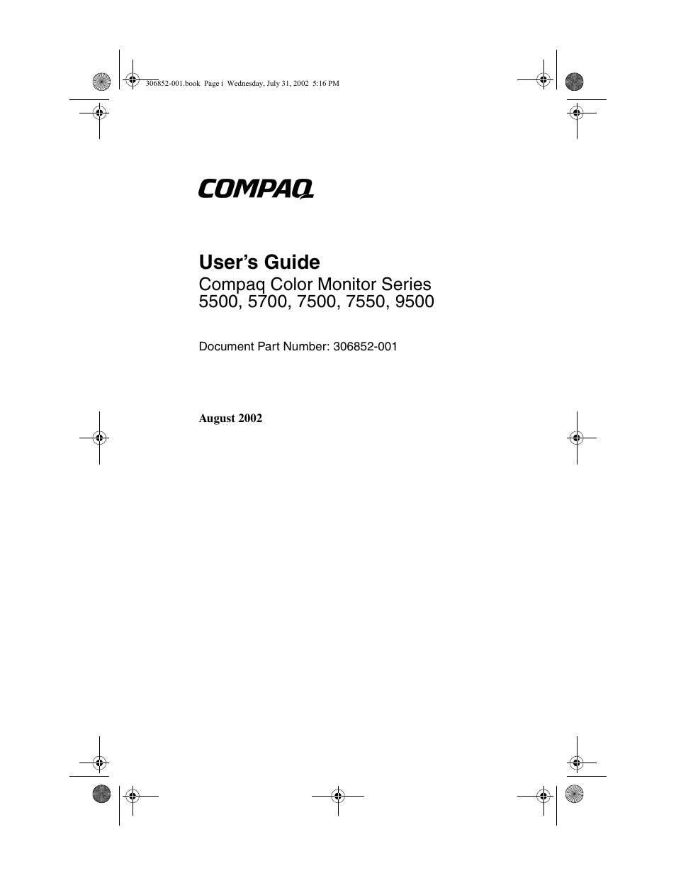 Compaq 5700 User Manual | 54 pages