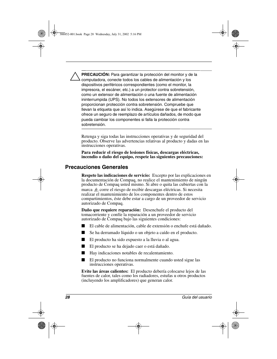 Compaq 5700 User Manual | Page 30 / 54