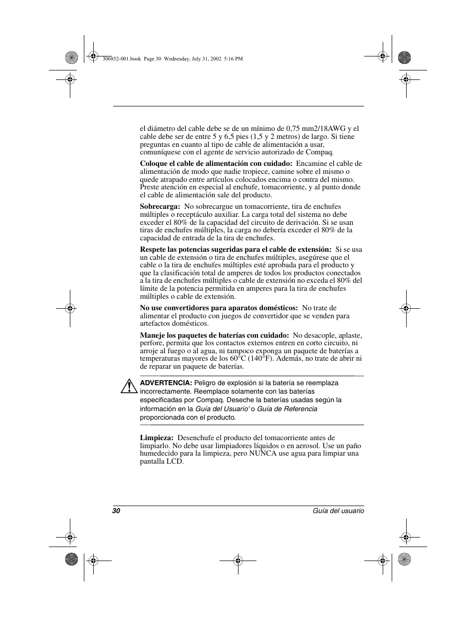 Compaq 5700 User Manual | Page 32 / 54