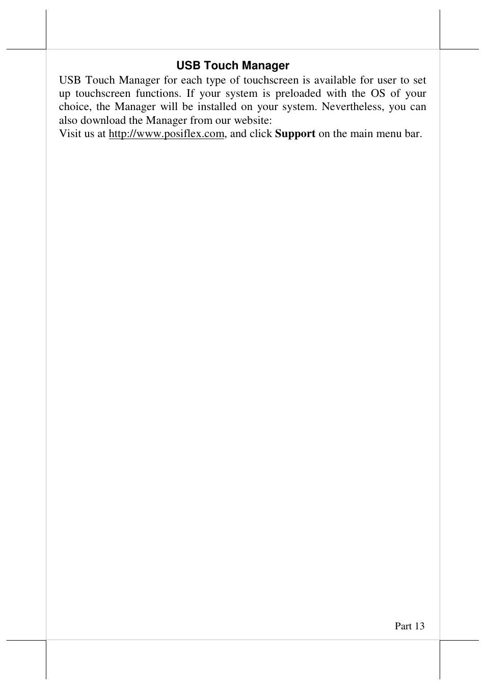 Posiflex LM-3315 User Manual | Page 13 / 13