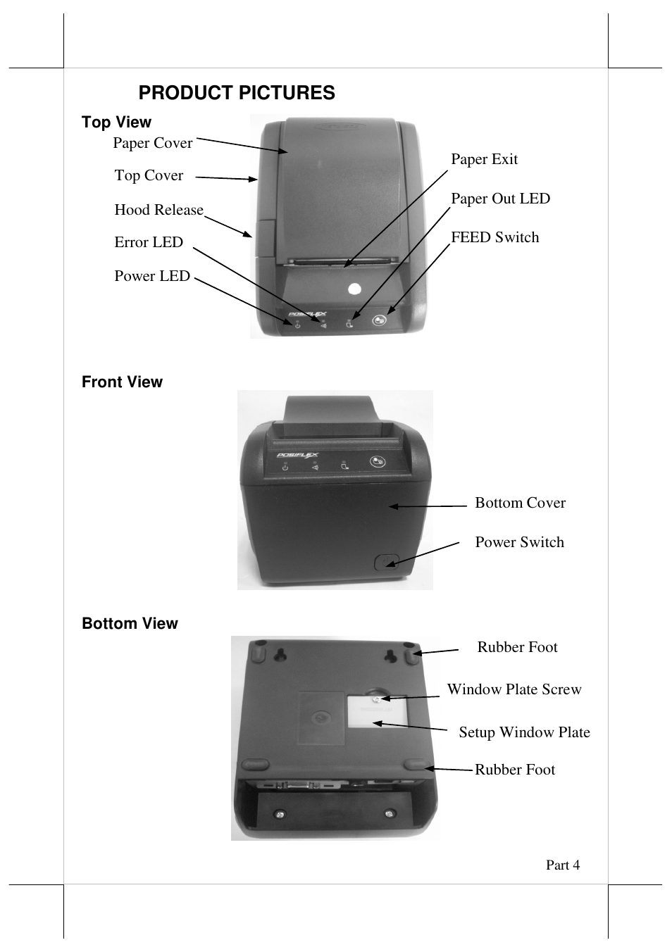 Product pictures | Posiflex AURA-6900 User Manual | Page 4 / 20