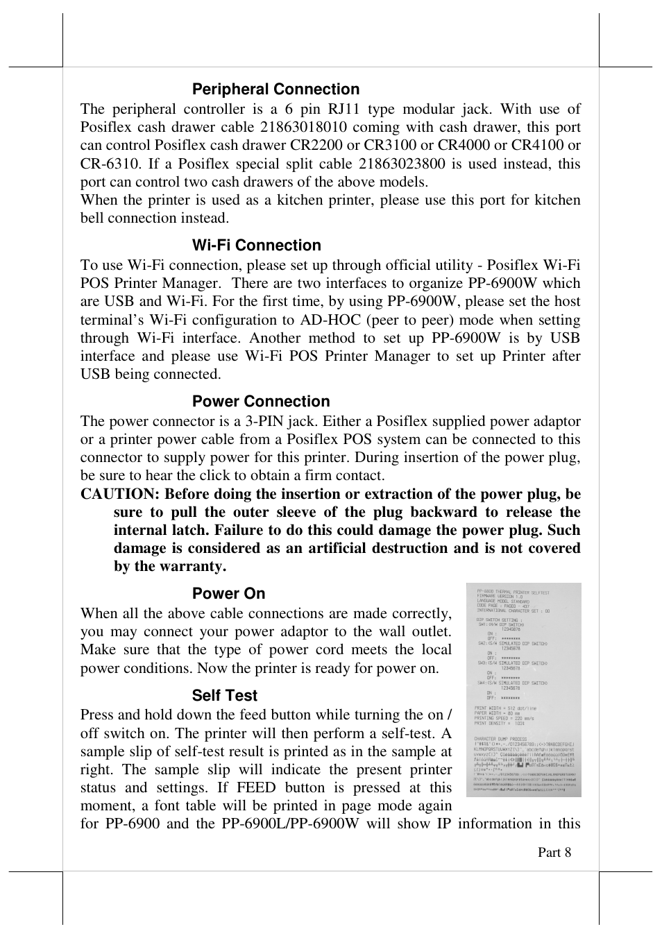 Posiflex AURA-6900 User Manual | Page 8 / 20