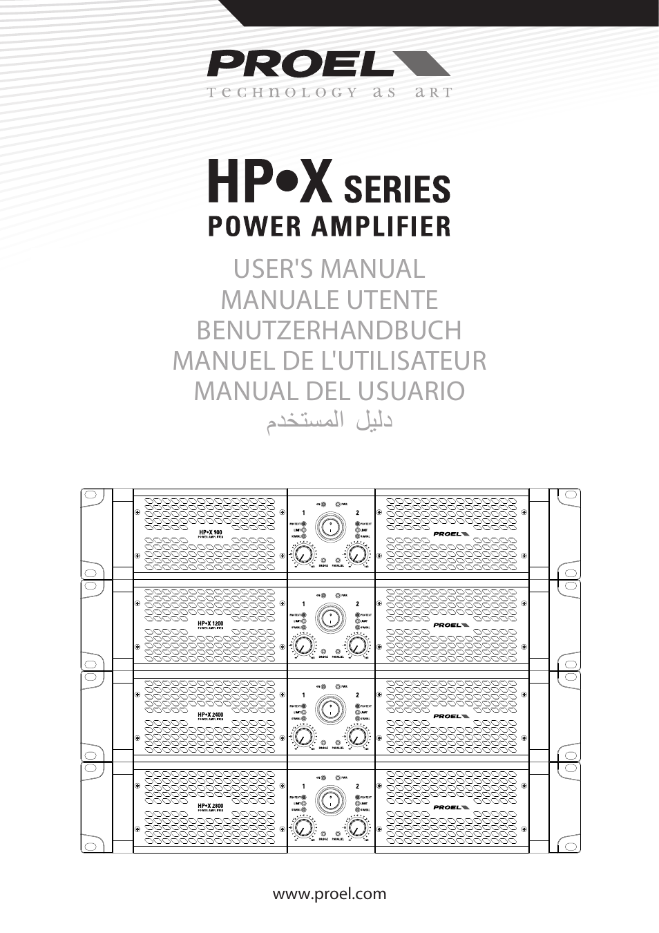 Proel HPX series User Manual | 47 pages