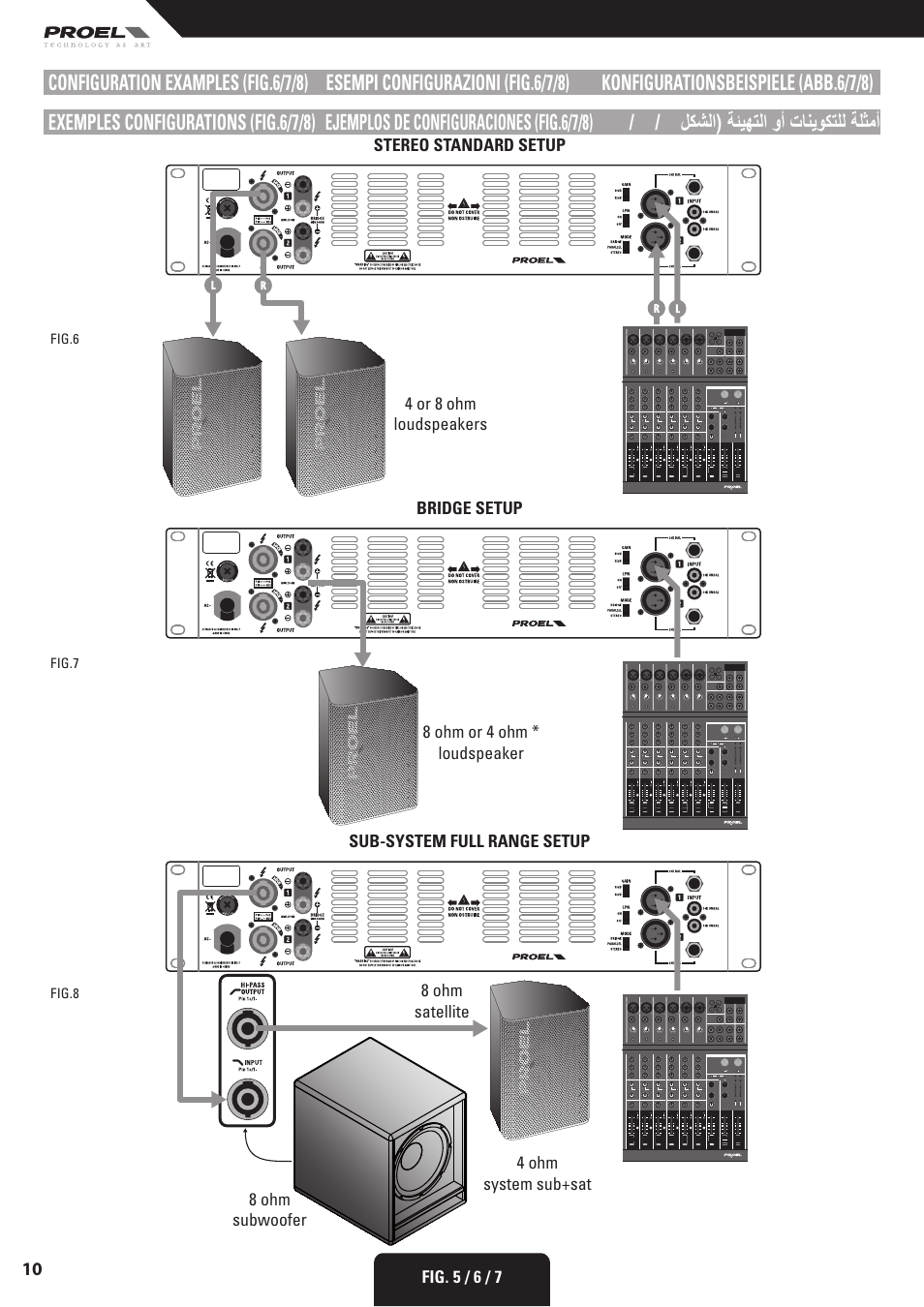 Proel HPX series User Manual | Page 10 / 47