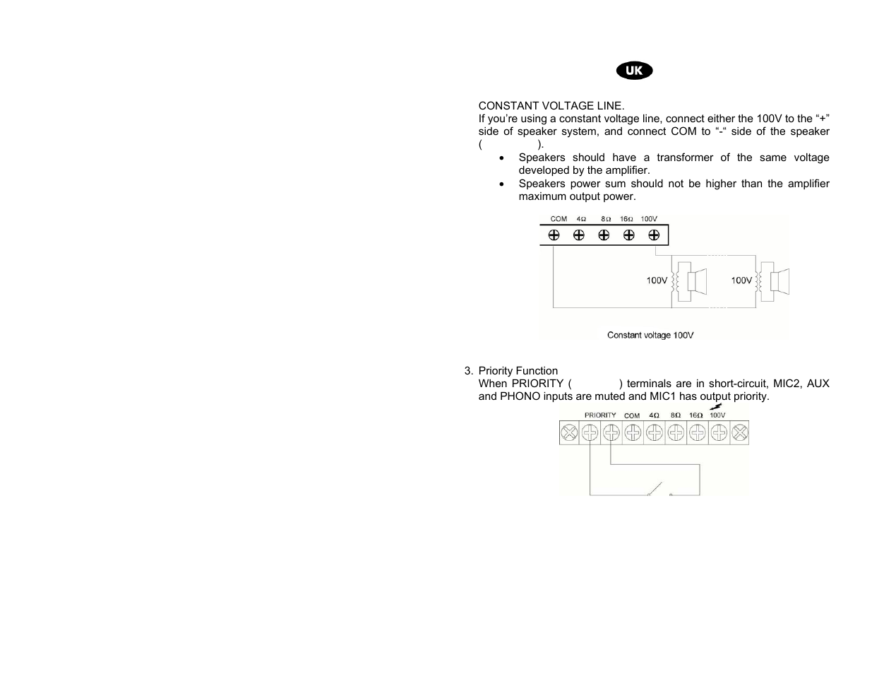 Proel AMP03 User Manual | Page 11 / 15