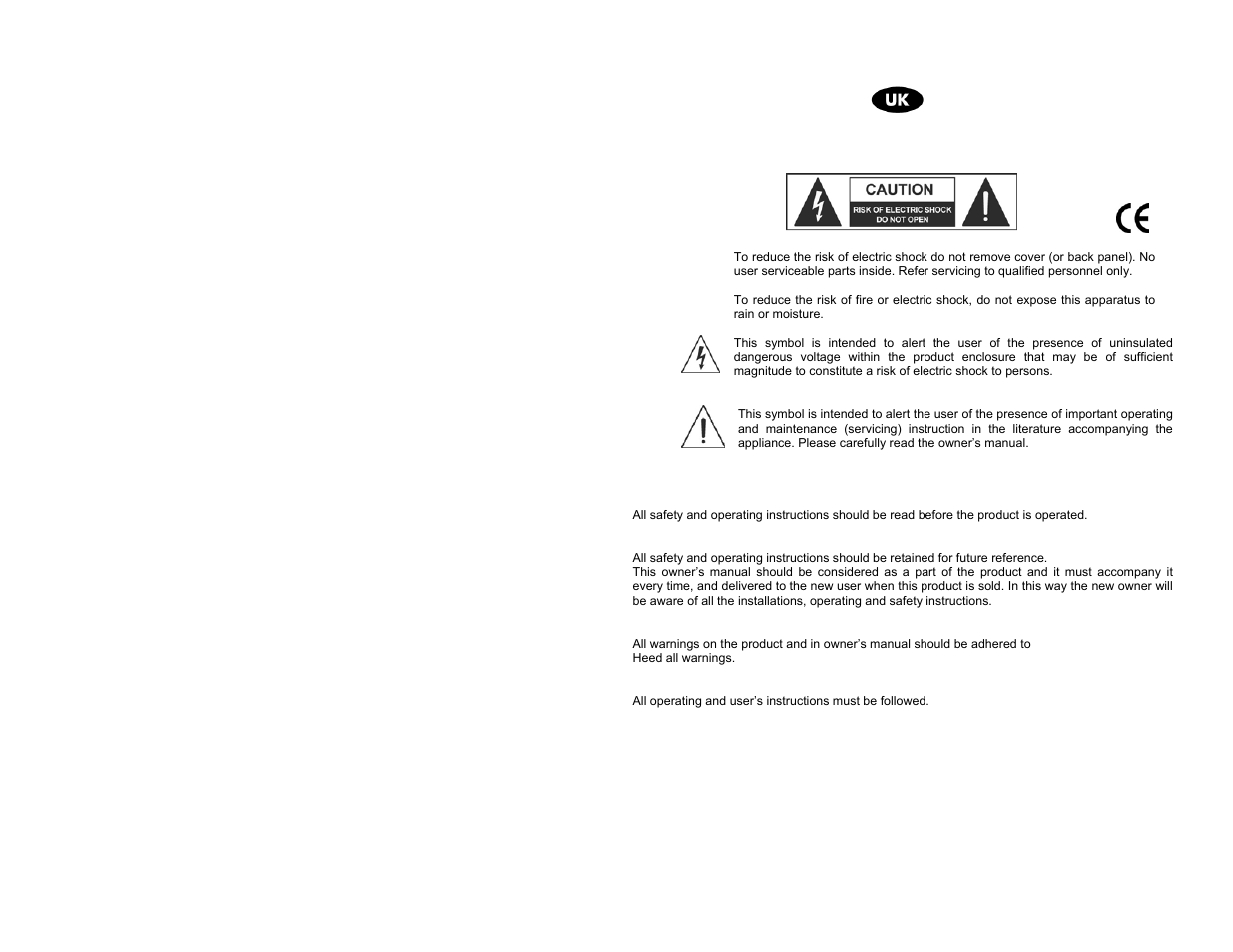 Proel AMP03 User Manual | Page 2 / 15