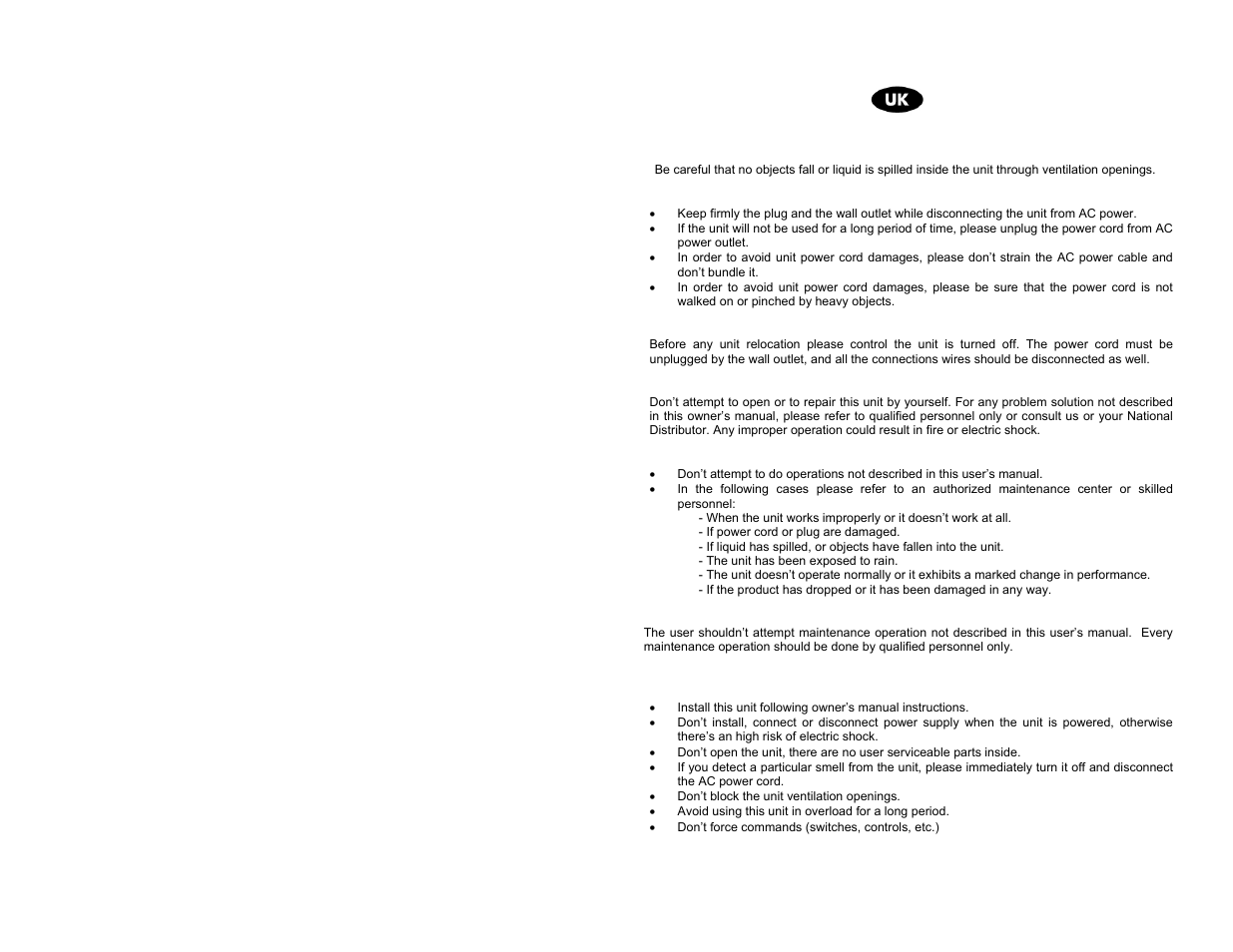 Proel ACDT90 User Manual | Page 4 / 20