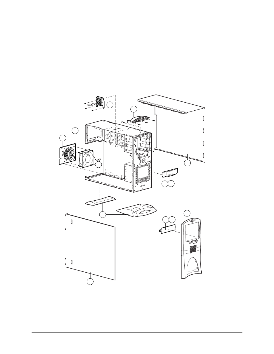 Illustrated parts catalog, Chapter 1, Mechanical parts | Compaq AP500 User Manual | Page 10 / 179
