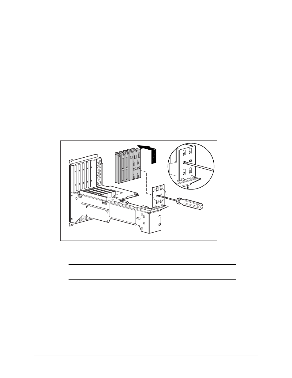Removing the card guide | Compaq AP500 User Manual | Page 37 / 179