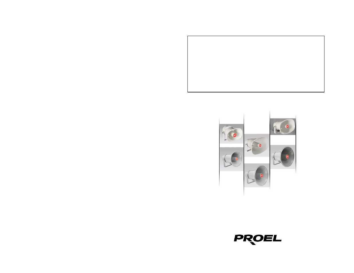 Proel HS15AL User Manual | 10 pages