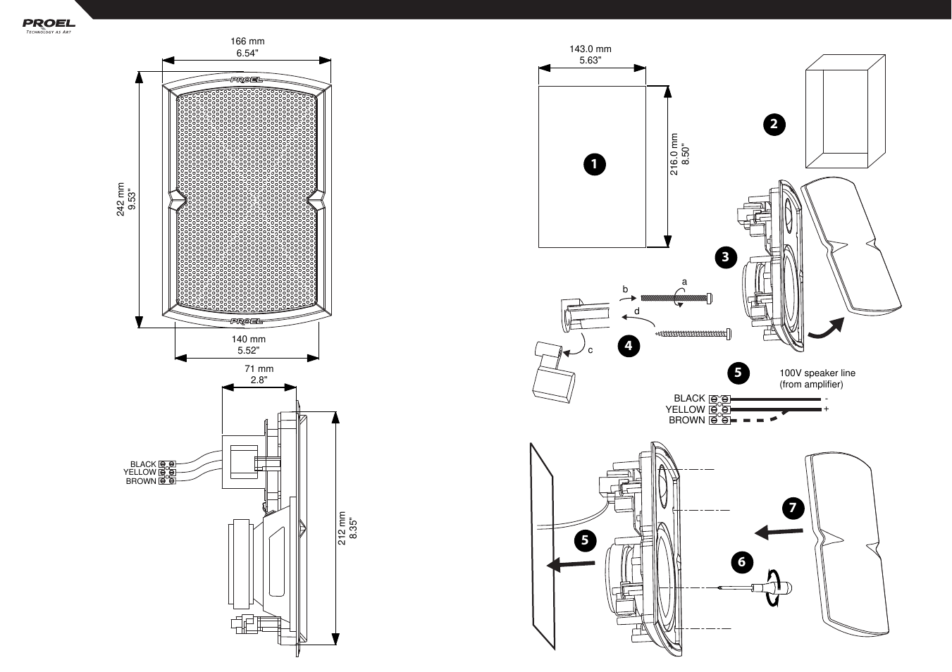 Proel X50IWT User Manual | Page 2 / 2