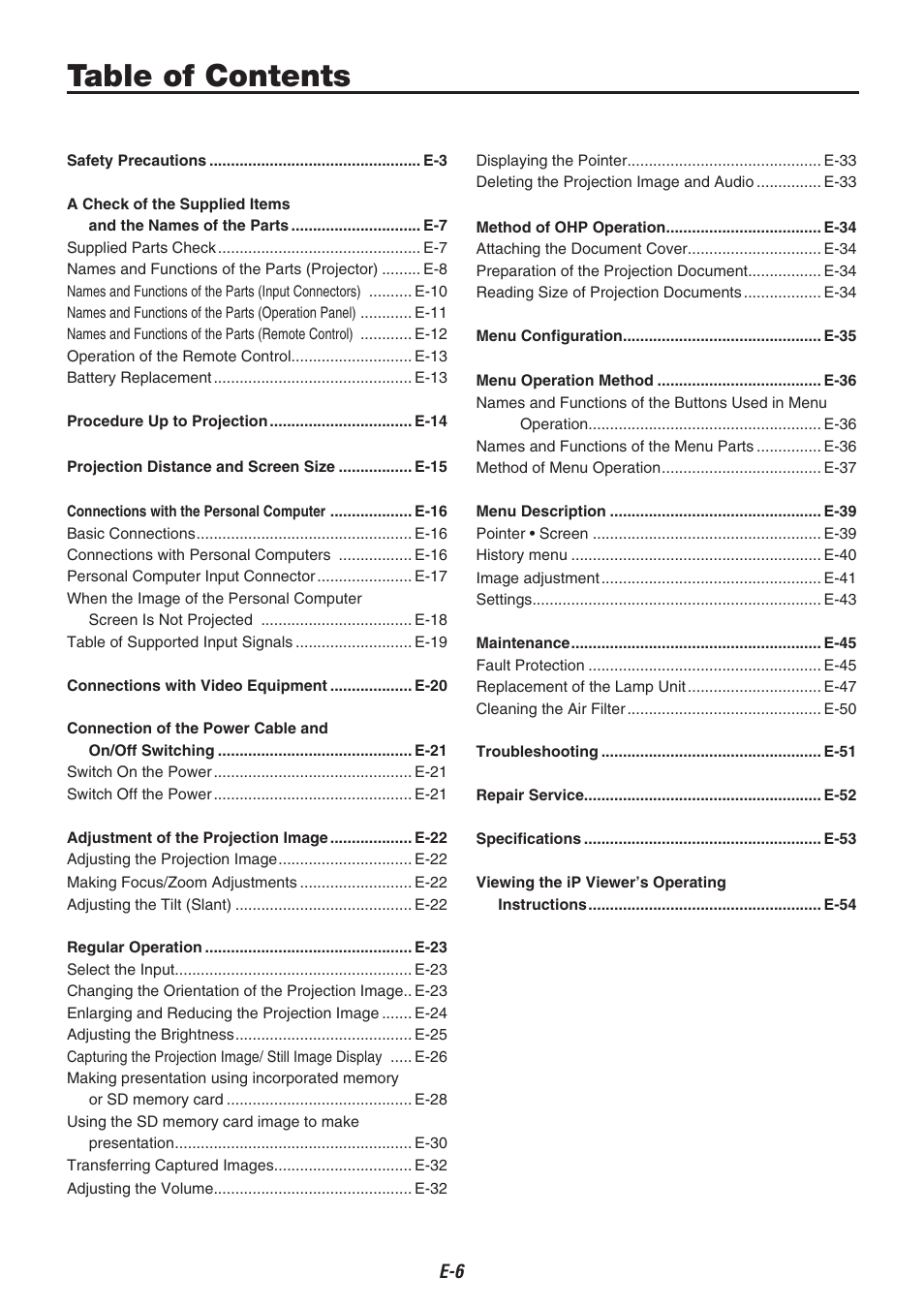 Compaq iP-40 User Manual | Page 8 / 57