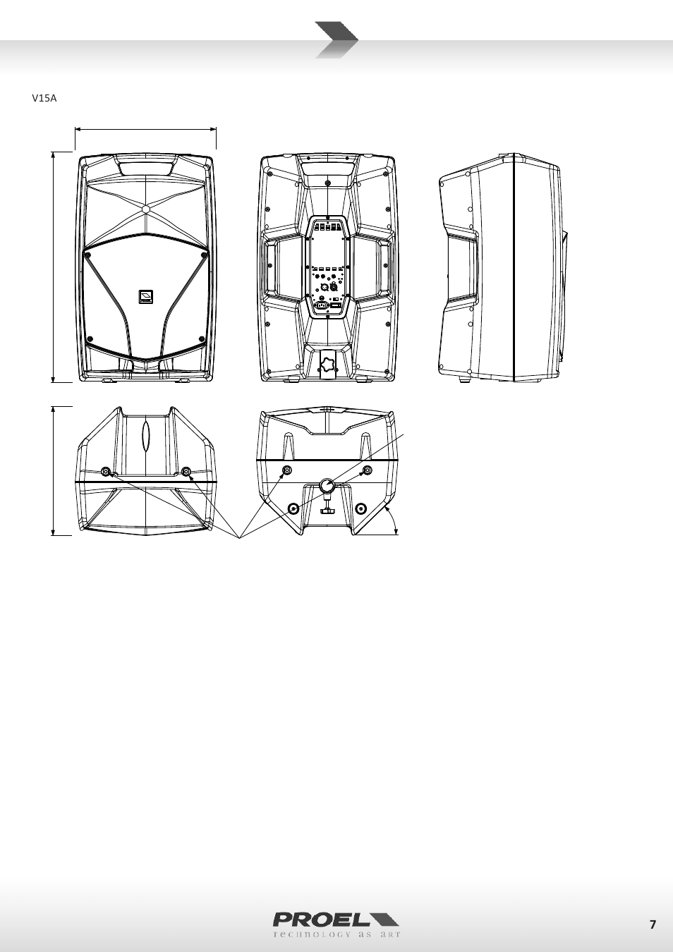 Proel V15A User Manual | Page 7 / 37