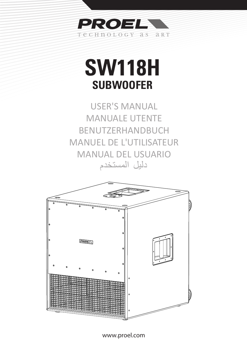 Proel SW118HAV2 User Manual | 48 pages