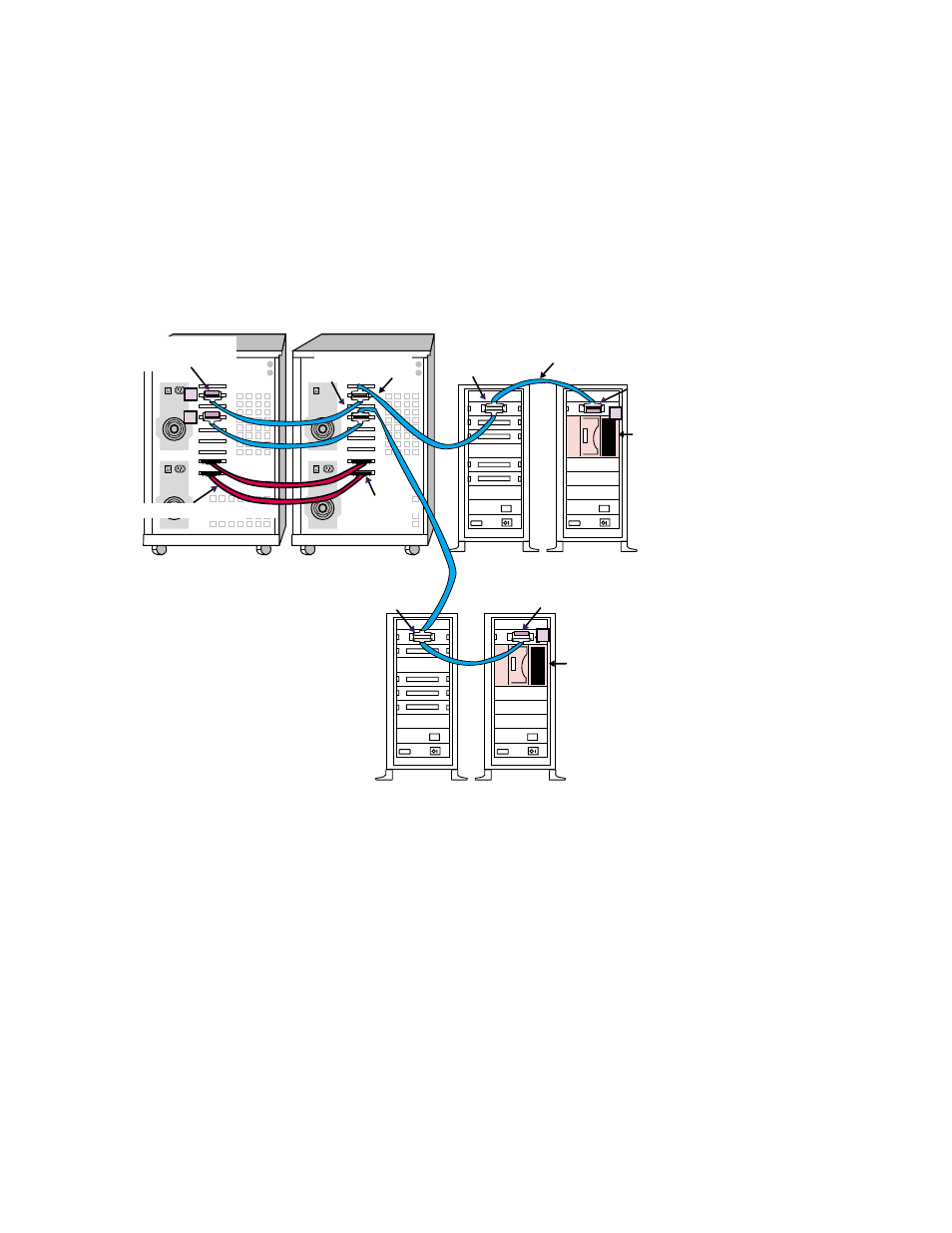 3 setting the tz88n-ta scsi id, 4 cabling the tz88n-ta, Figure 8–2: shared scsi buses with sbb tape drives | Compaq AA-RHGWB-TE User Manual | Page 184 / 320