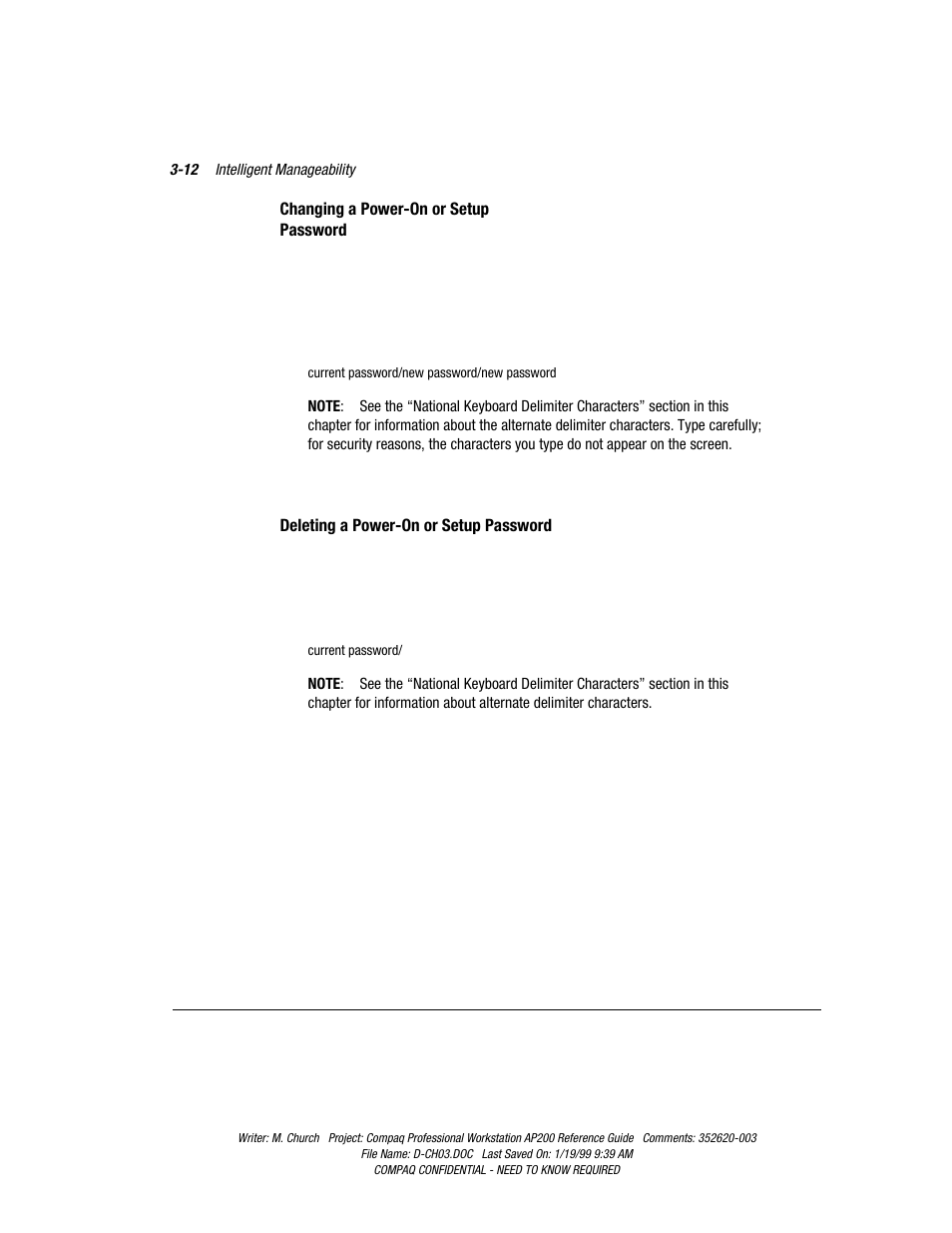 Compaq Professional Workstation AP200 User Manual | Page 47 / 163