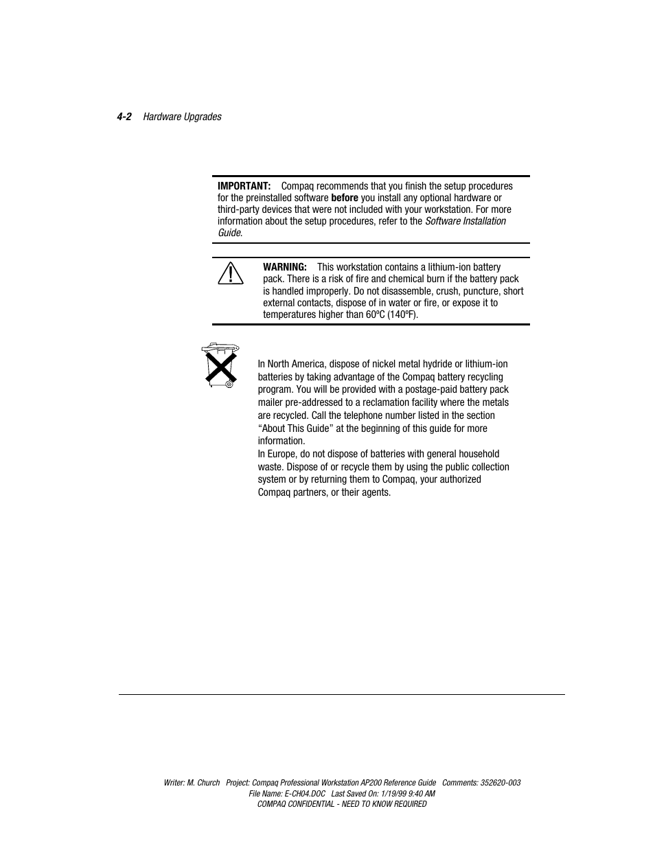 Compaq Professional Workstation AP200 User Manual | Page 66 / 163