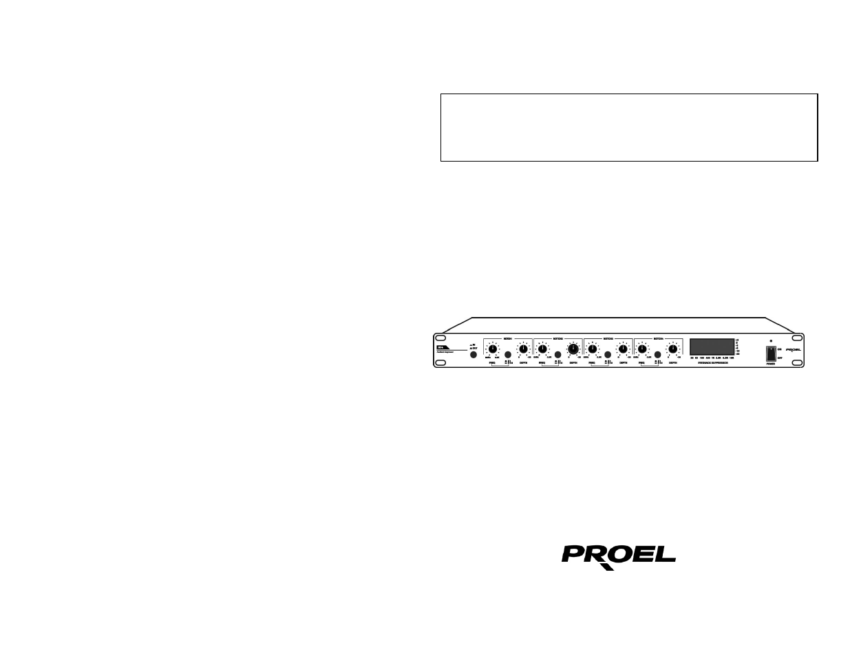 Proel AF4 User Manual | 10 pages
