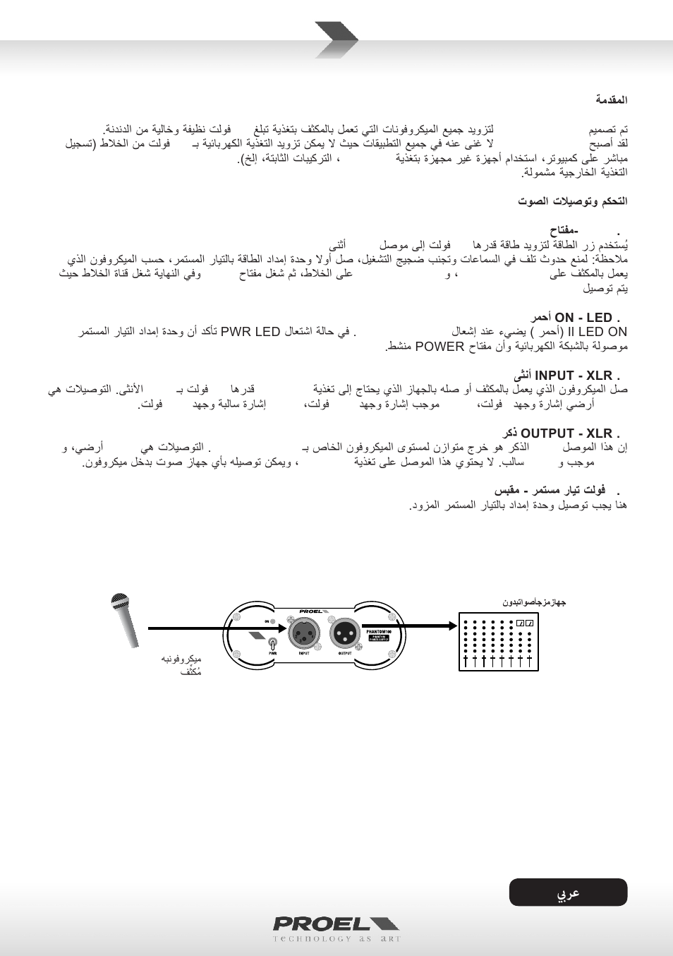 بيرع | Proel PHANTOM100 User Manual | Page 7 / 10