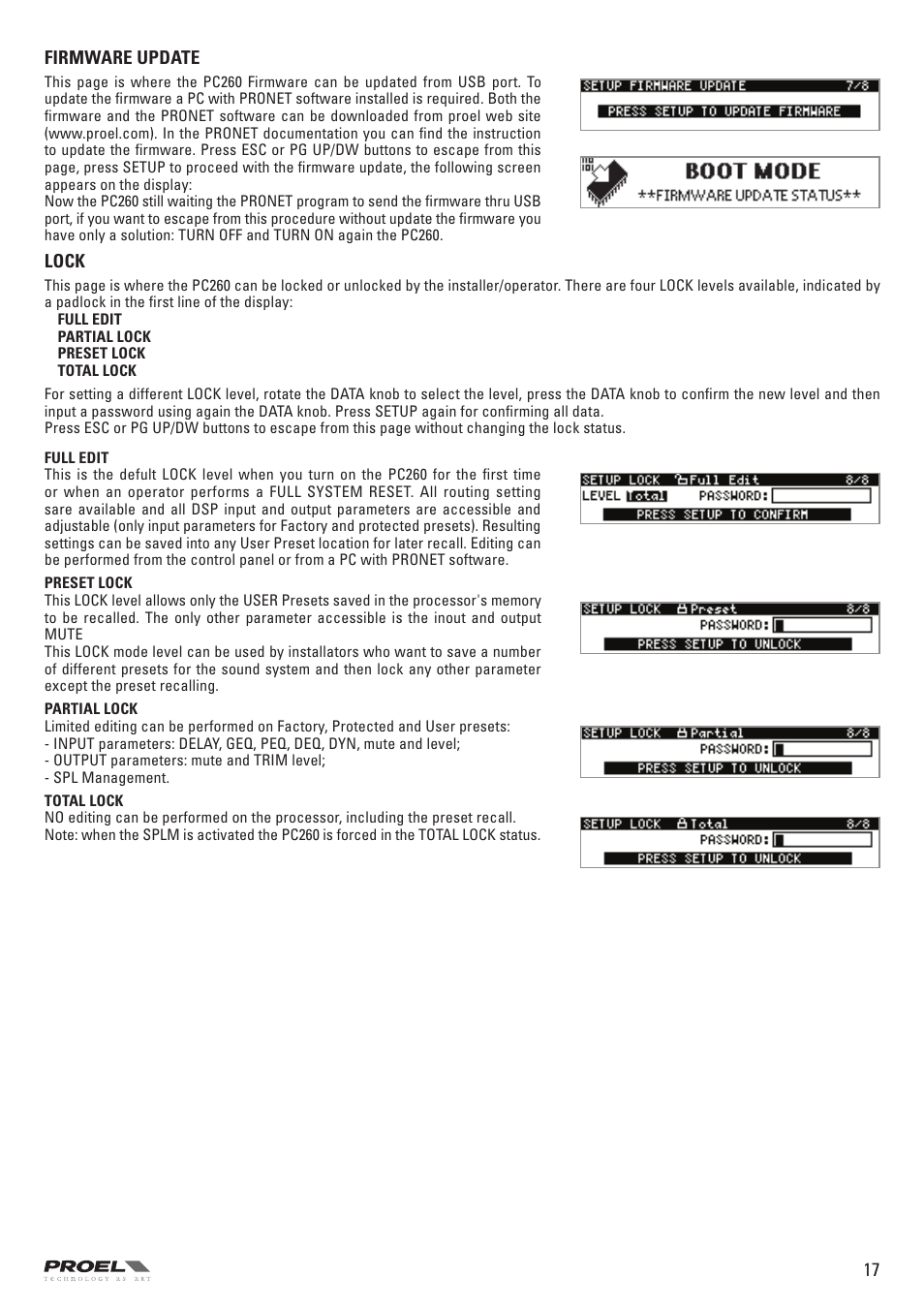 Proel PC260 User Manual | Page 17 / 36