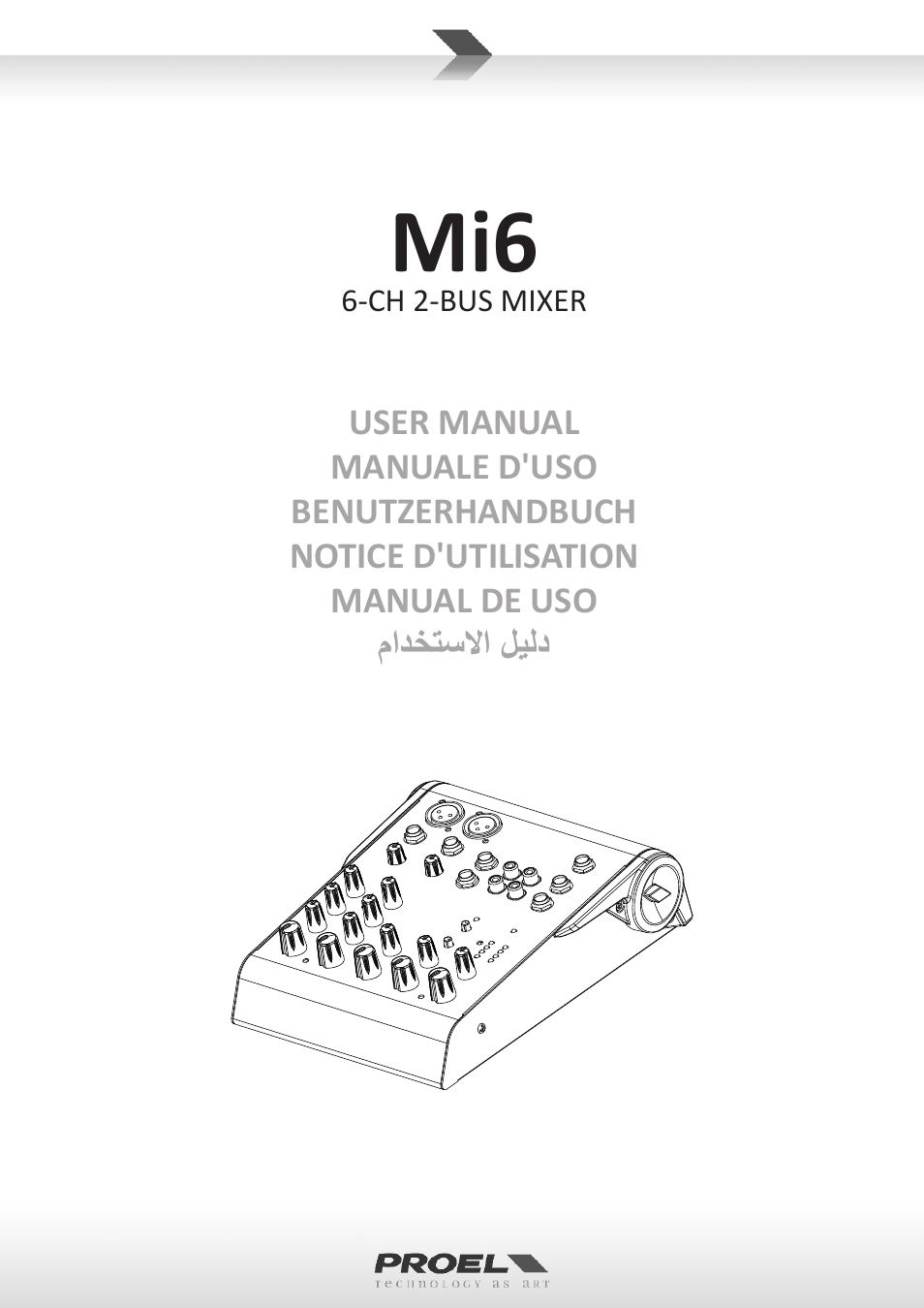 Proel MI6 User Manual | 28 pages