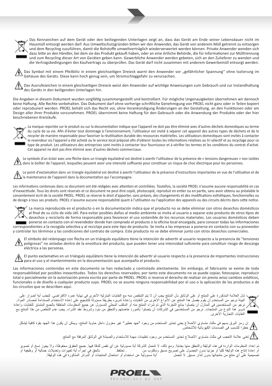 Proel MI6 User Manual | Page 3 / 28