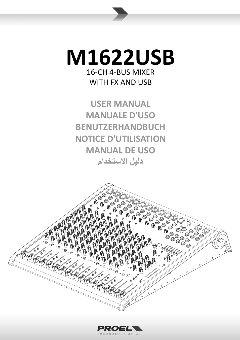 Proel M1622USB User Manual | 67 pages