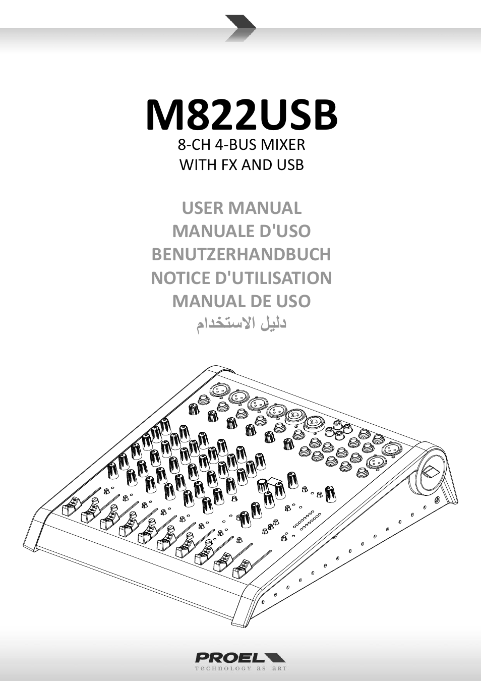 Proel M822USB User Manual | 55 pages