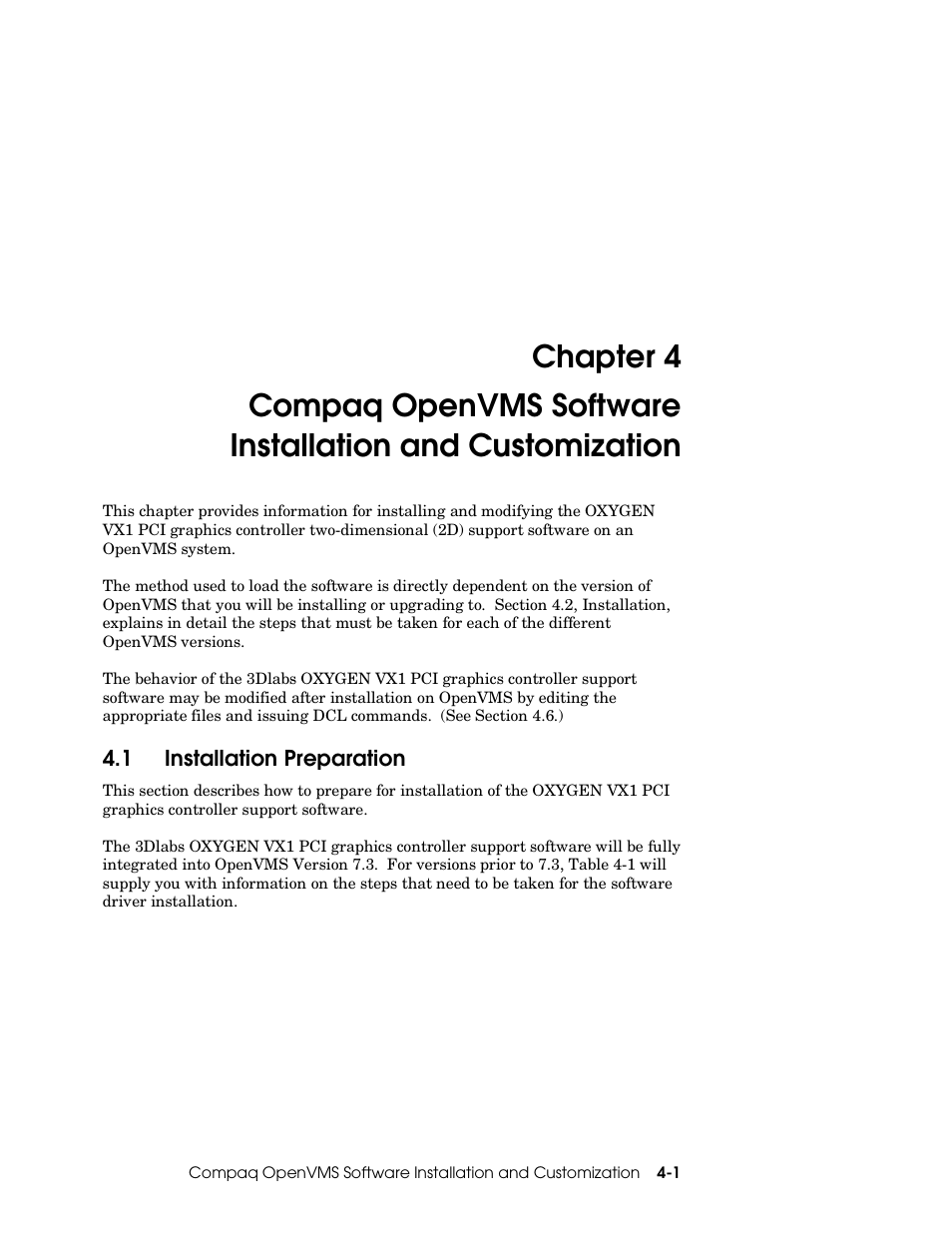 Installation preparation | Compaq OXYGEN VX1 User Manual | Page 23 / 29