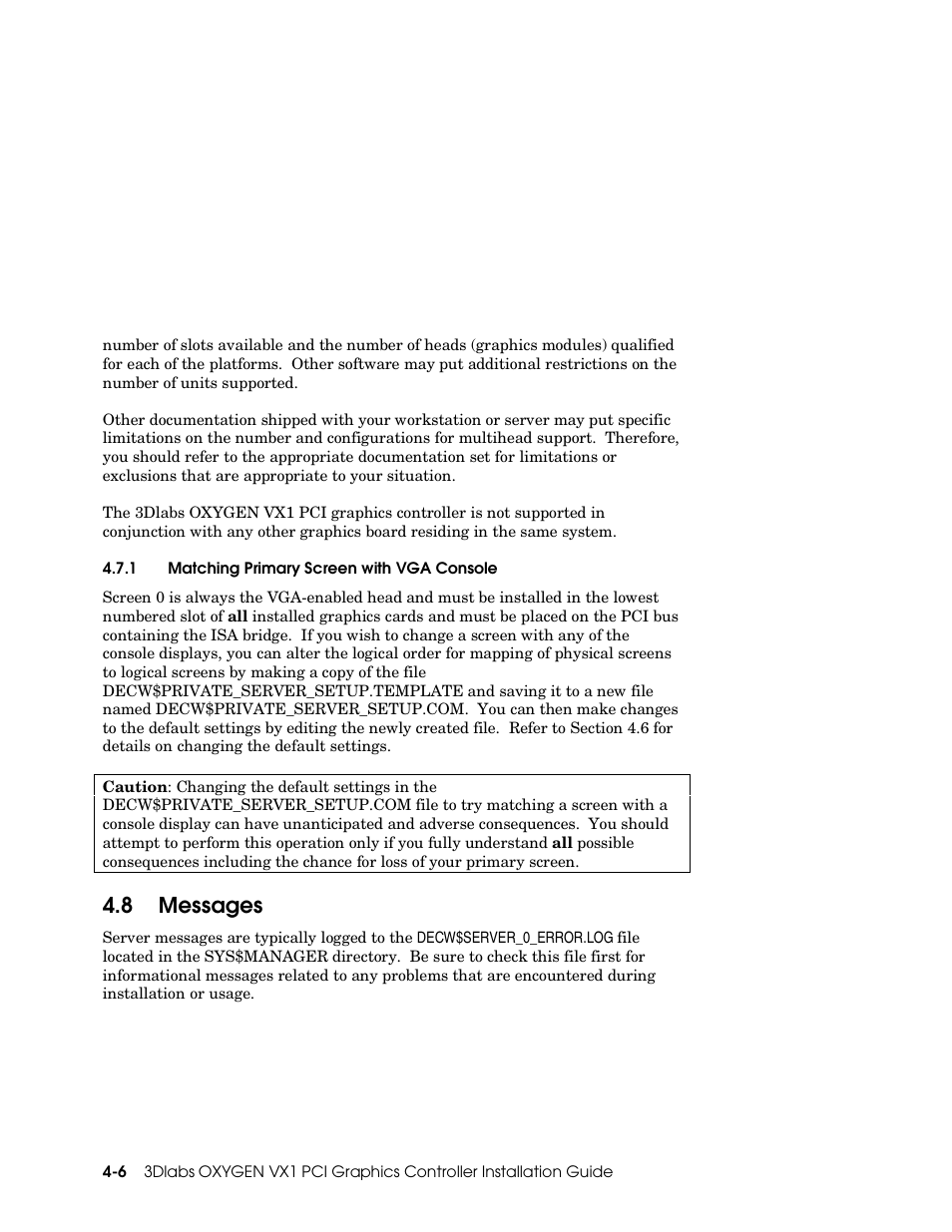 8 messages | Compaq OXYGEN VX1 User Manual | Page 28 / 29