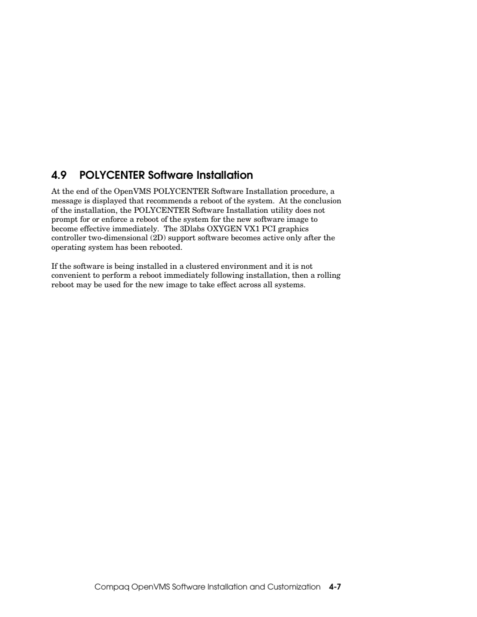 Polycenter software installation, 9 polycenter software installation | Compaq OXYGEN VX1 User Manual | Page 29 / 29