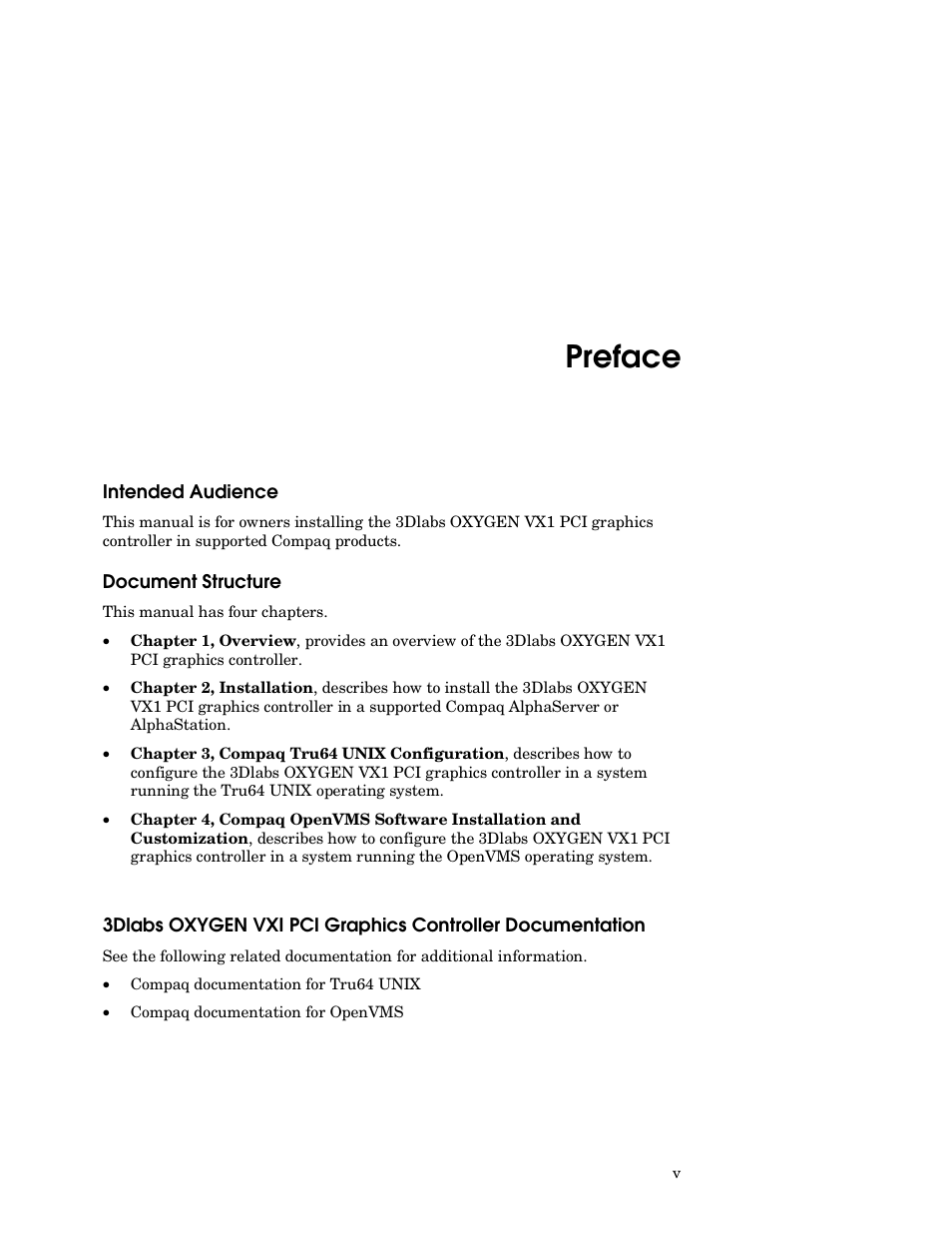 Preface | Compaq OXYGEN VX1 User Manual | Page 5 / 29
