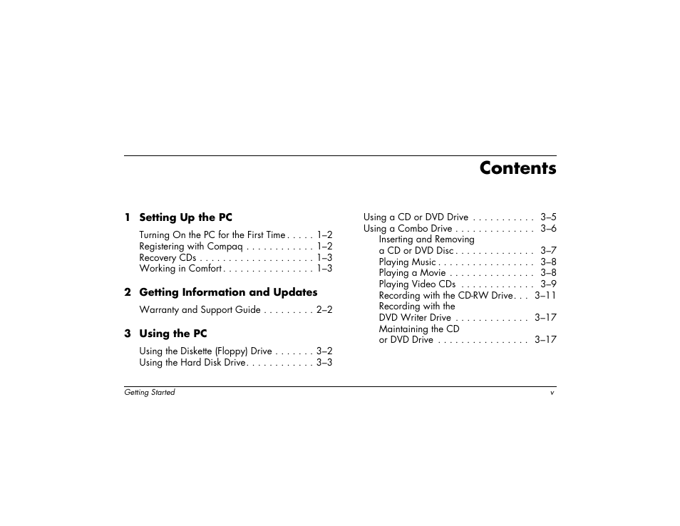 Compaq 8000 User Manual | Page 5 / 158