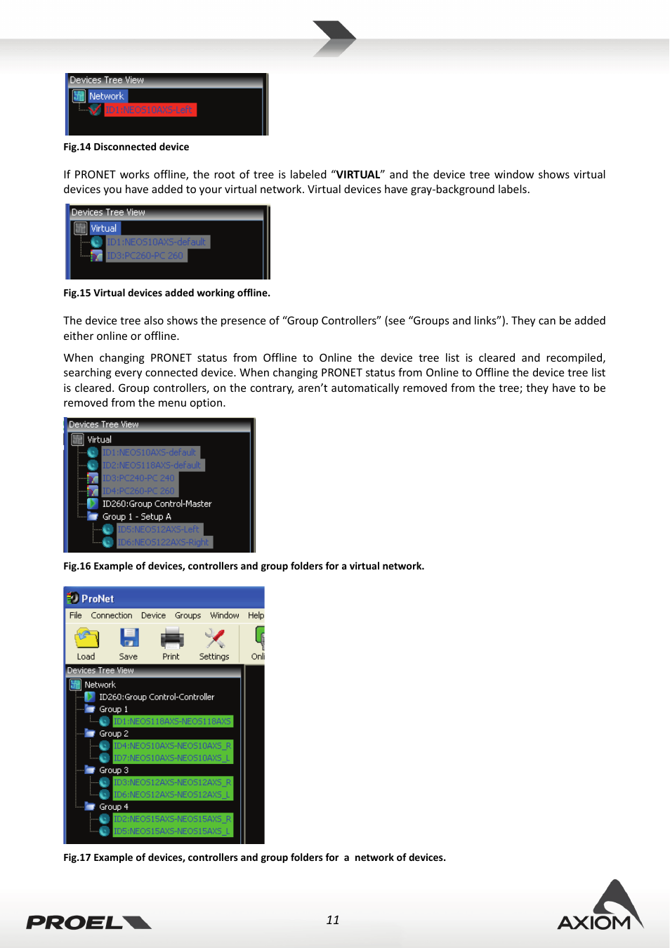 Proel PRONET v.2.1 User Manual | Page 11 / 77