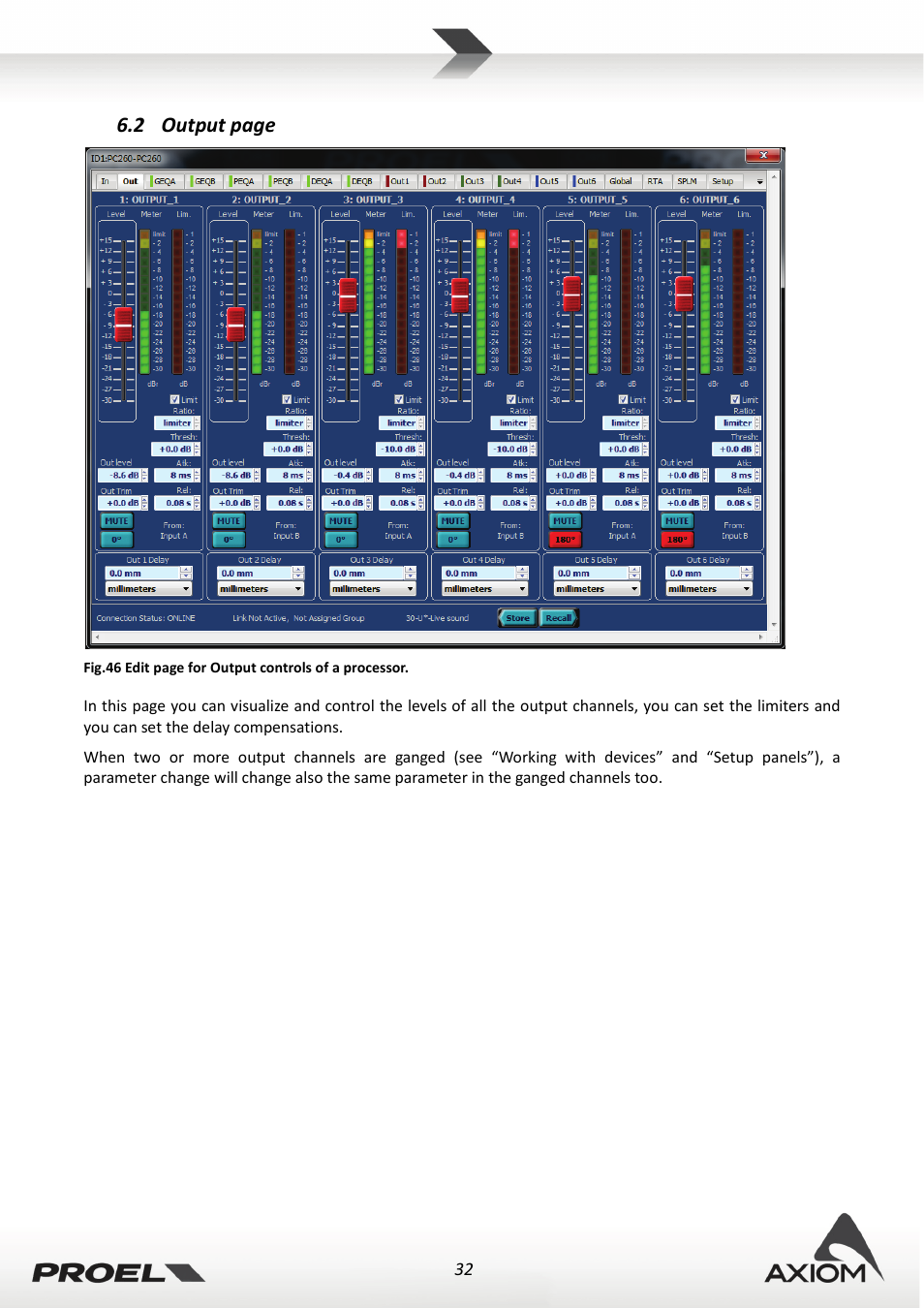 Proel PRONET v.2.1 User Manual | Page 32 / 77