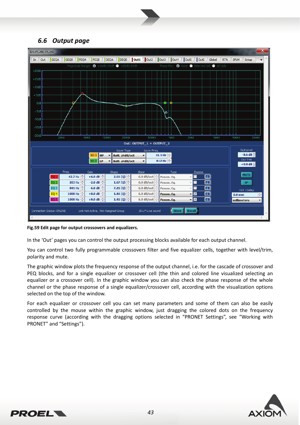 Proel PRONET v.2.1 User Manual | Page 43 / 77