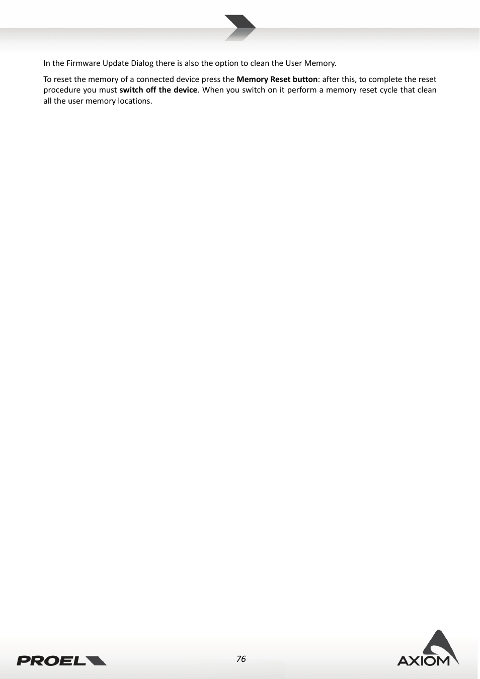 Proel PRONET v.2.1 User Manual | Page 76 / 77