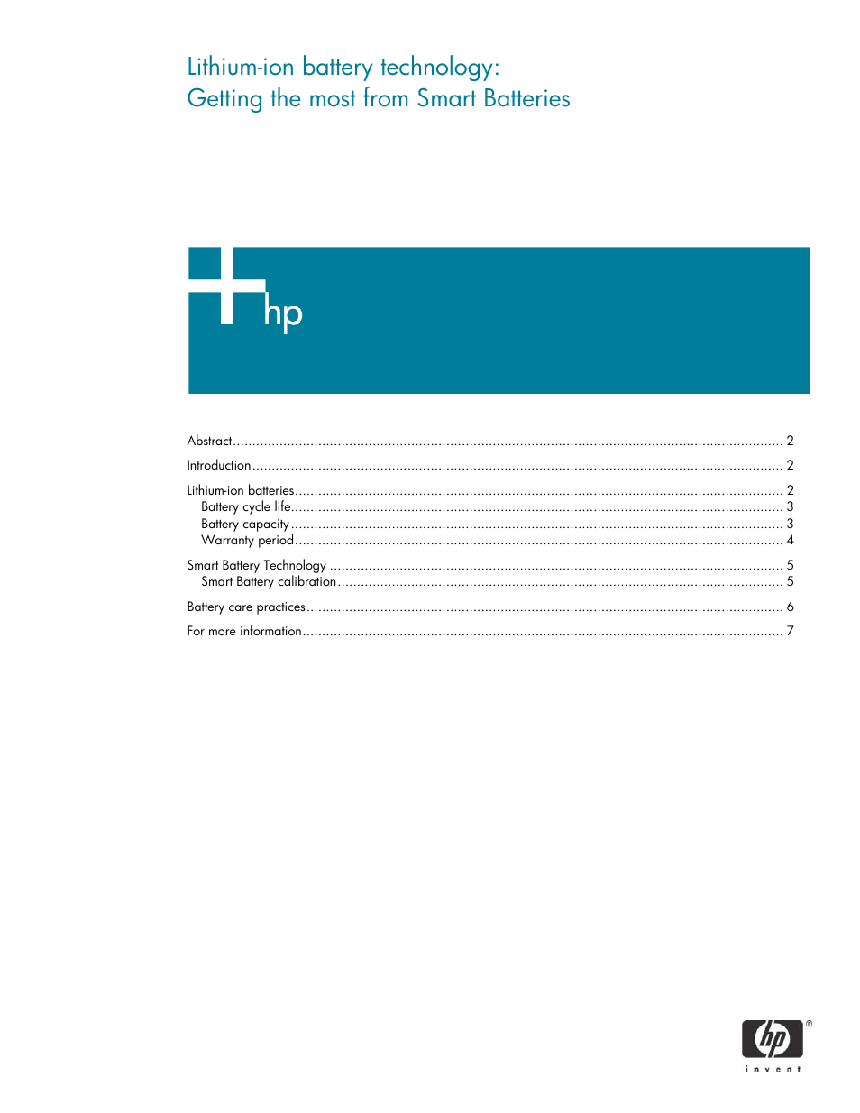 Compaq Lithium-ion battery User Manual | 7 pages