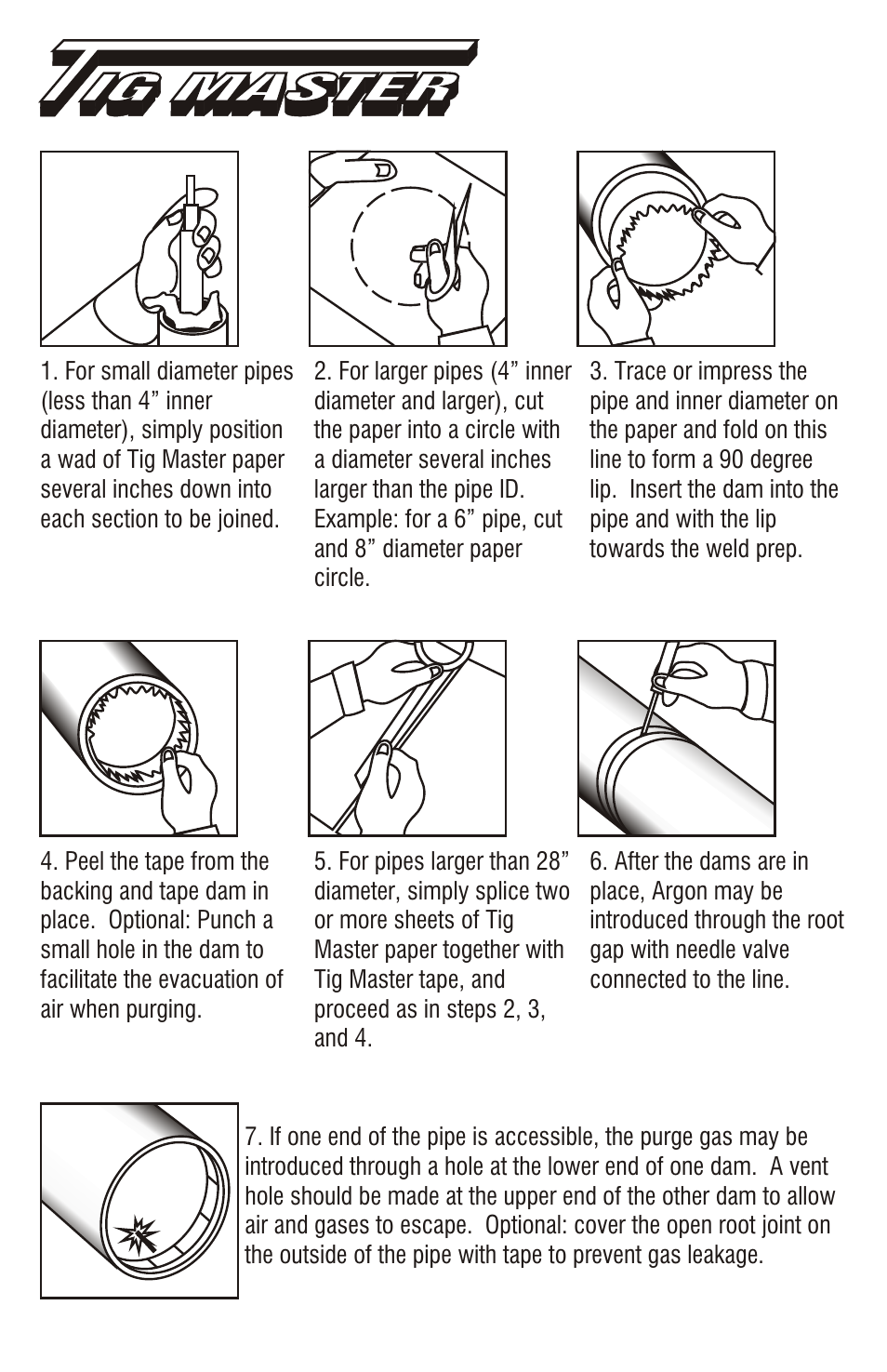 Profax WATER-SOLUBLE PURGE DAMS User Manual | Page 2 / 2