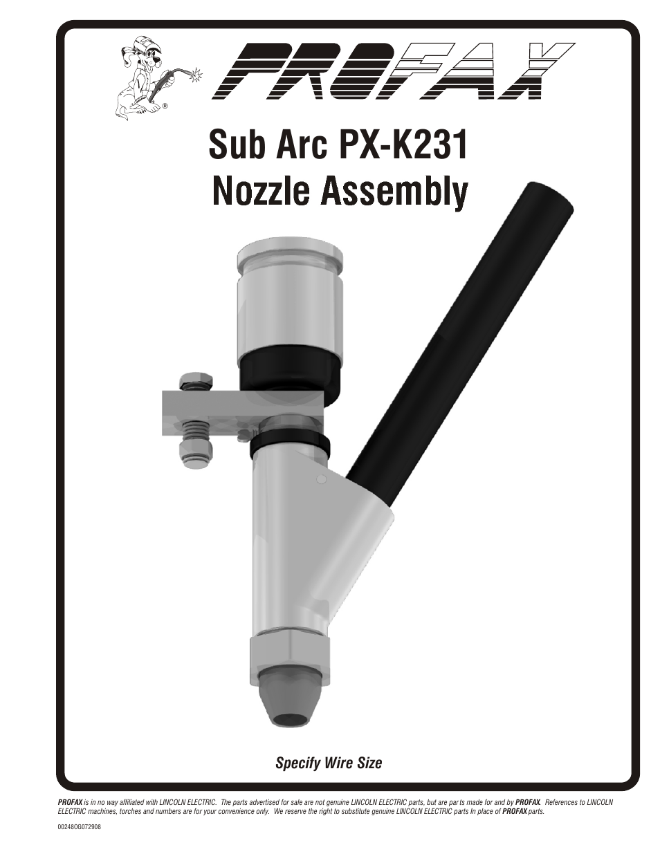 Profax PX-K231 User Manual | 2 pages