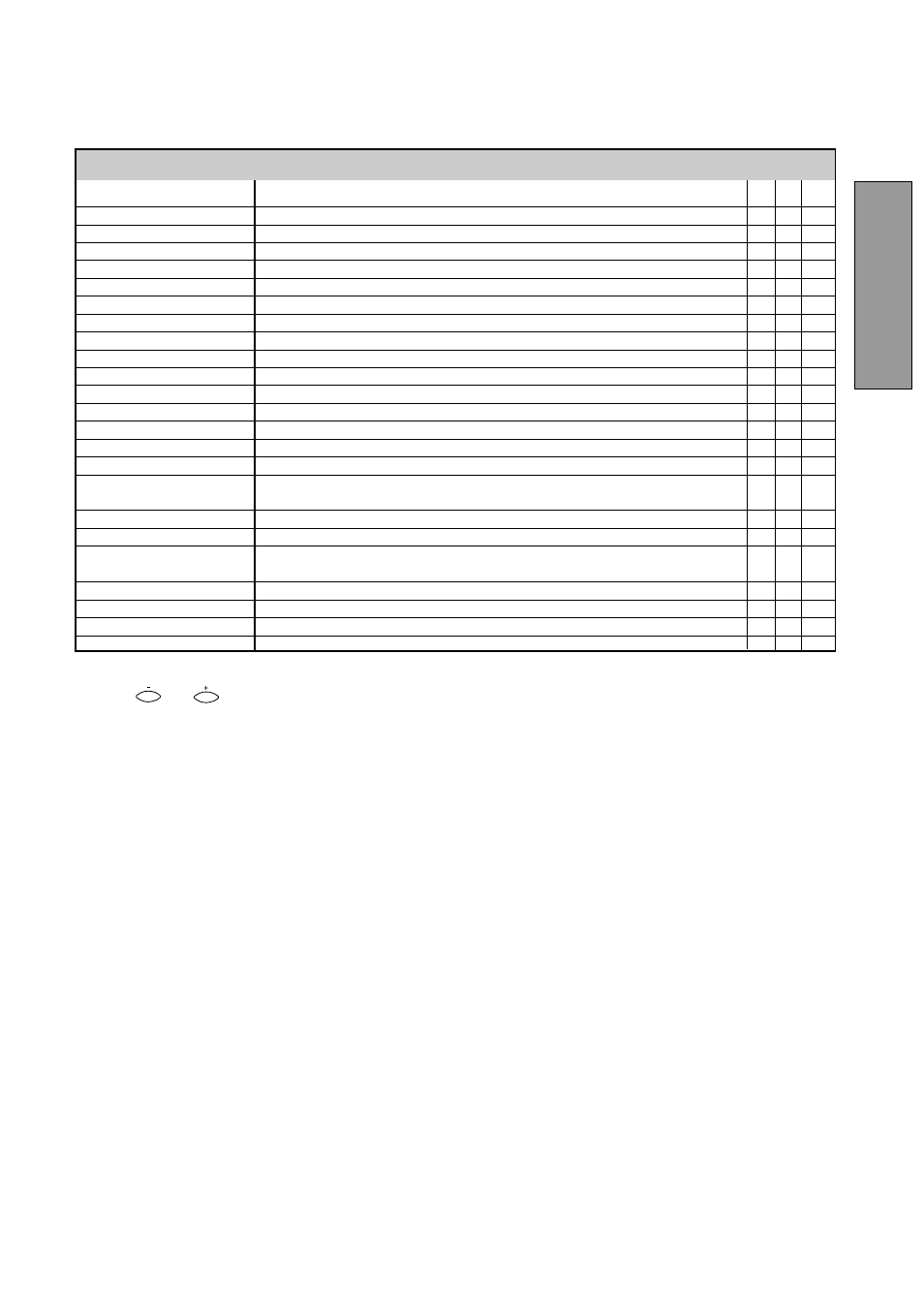 Adjustment items 17" model, English | Compaq P1210 User Manual | Page 19 / 29