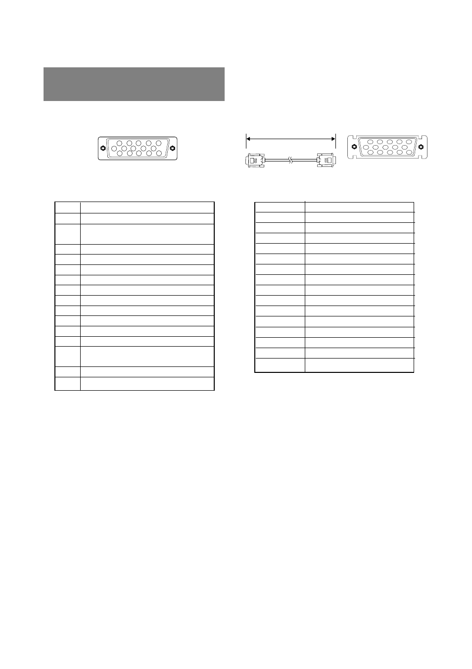 Appendix, Monitor signal input connector (db9-15p), Sc-b104 signal cable | Compaq P1210 User Manual | Page 26 / 29