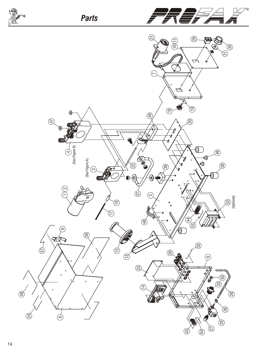 Parts | Profax PRO II x User Manual | Page 16 / 20