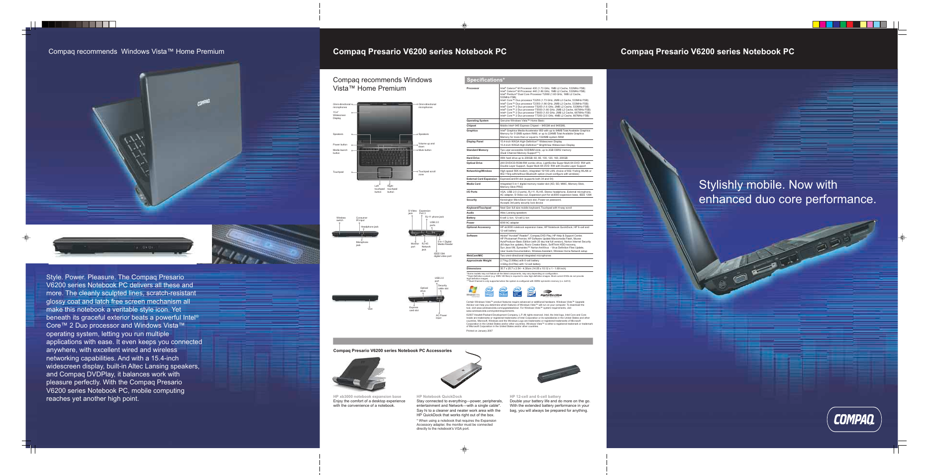 Compaq V6200 User Manual | 2 pages