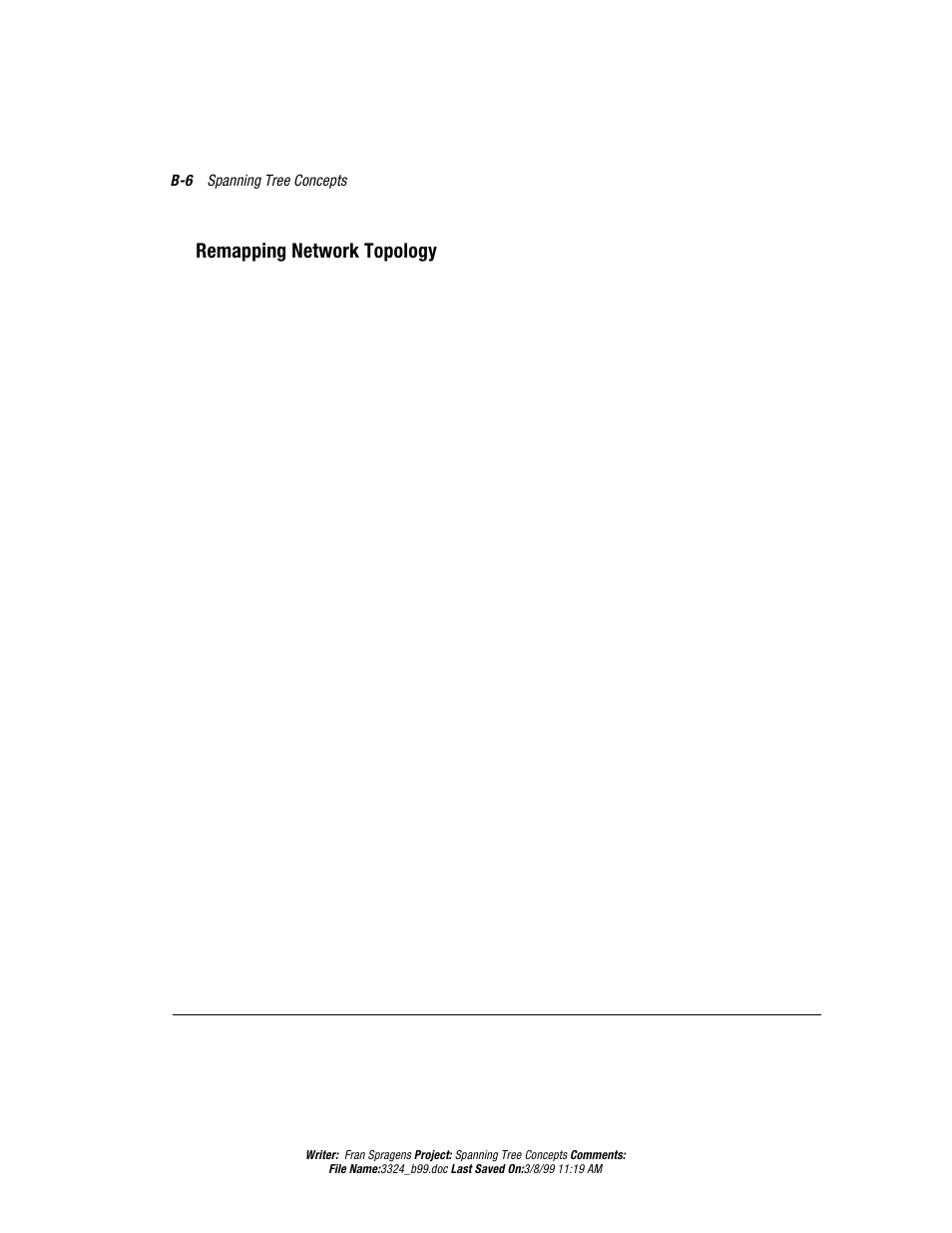 Remapping network topology, 6iqettmrk2ix[svo8stspsk | Compaq SW3322 User Manual | Page 101 / 119