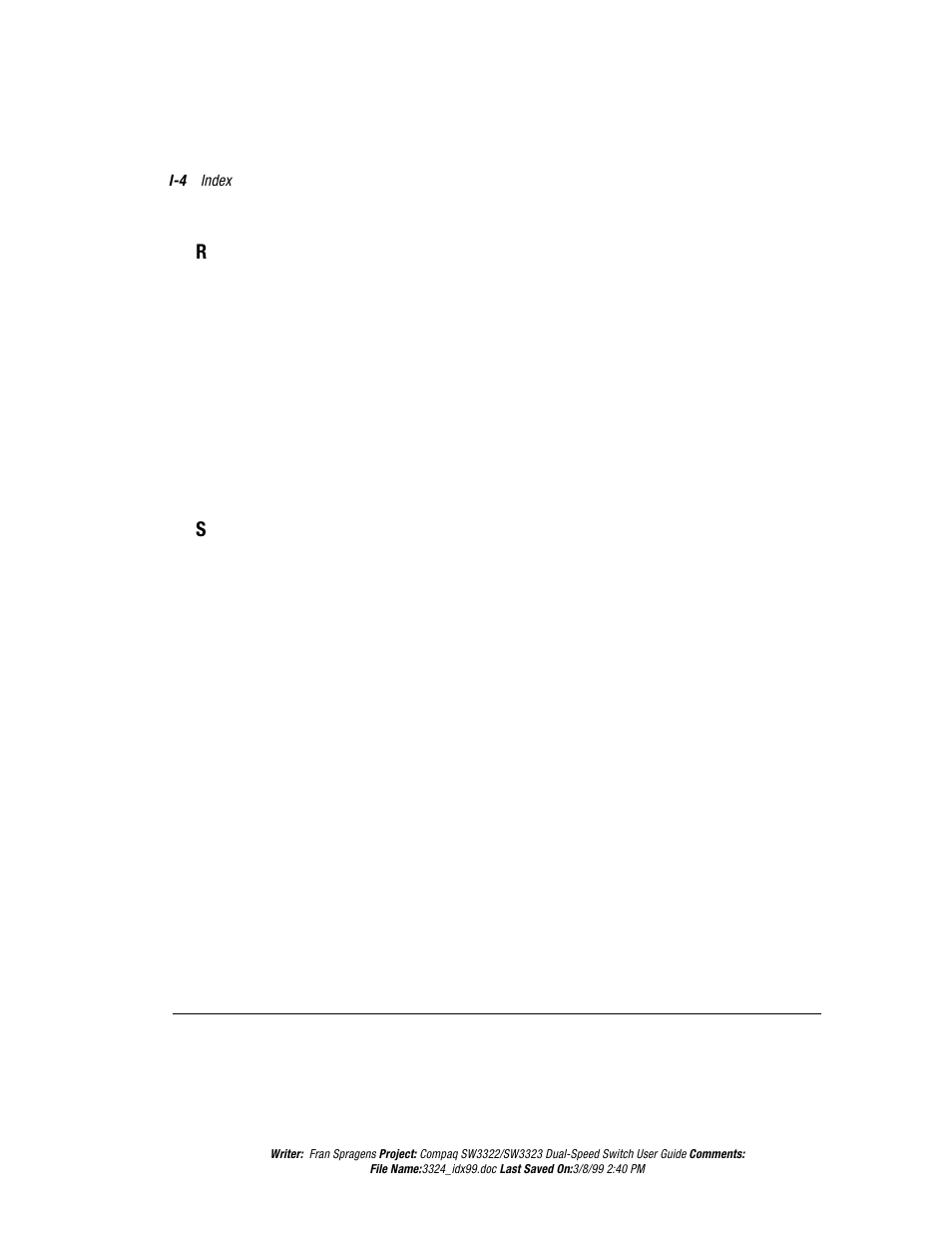 Compaq SW3322 User Manual | Page 117 / 119