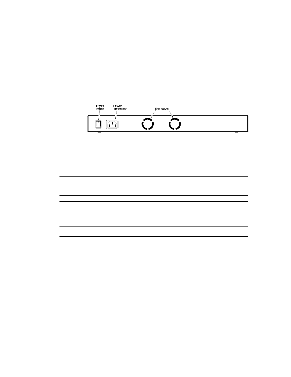 Rear panel | Compaq SW3322 User Manual | Page 18 / 119