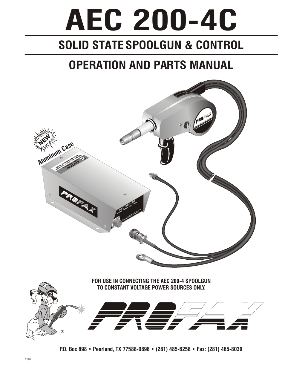 Profax AEC 200-4C User Manual | 12 pages